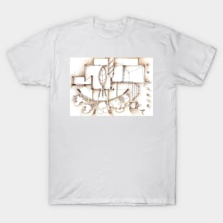 wall installation T-Shirt